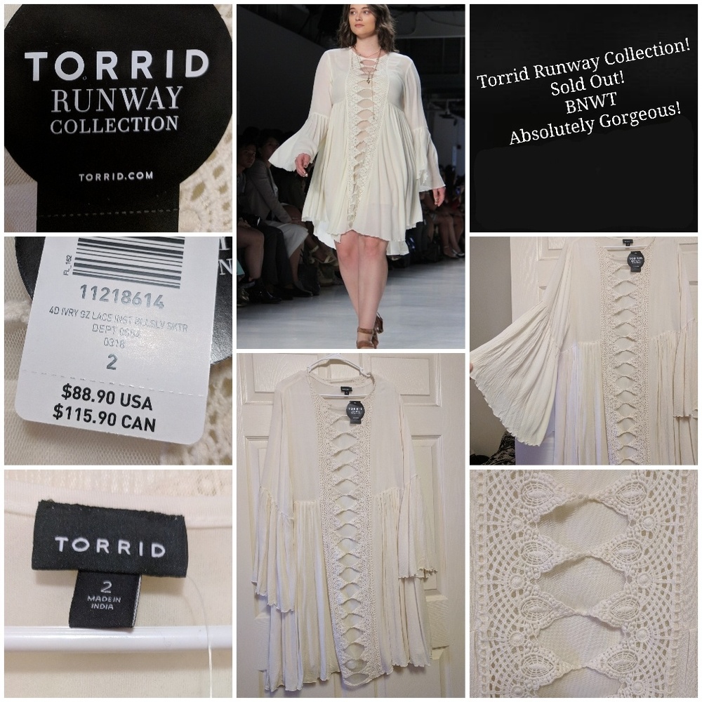 Torrid's RUNWAY COLLECTION White dress